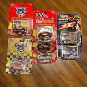 Lot of 7 NASCAR 1/64 Diecast Collectible Cars with Superstar Drivers